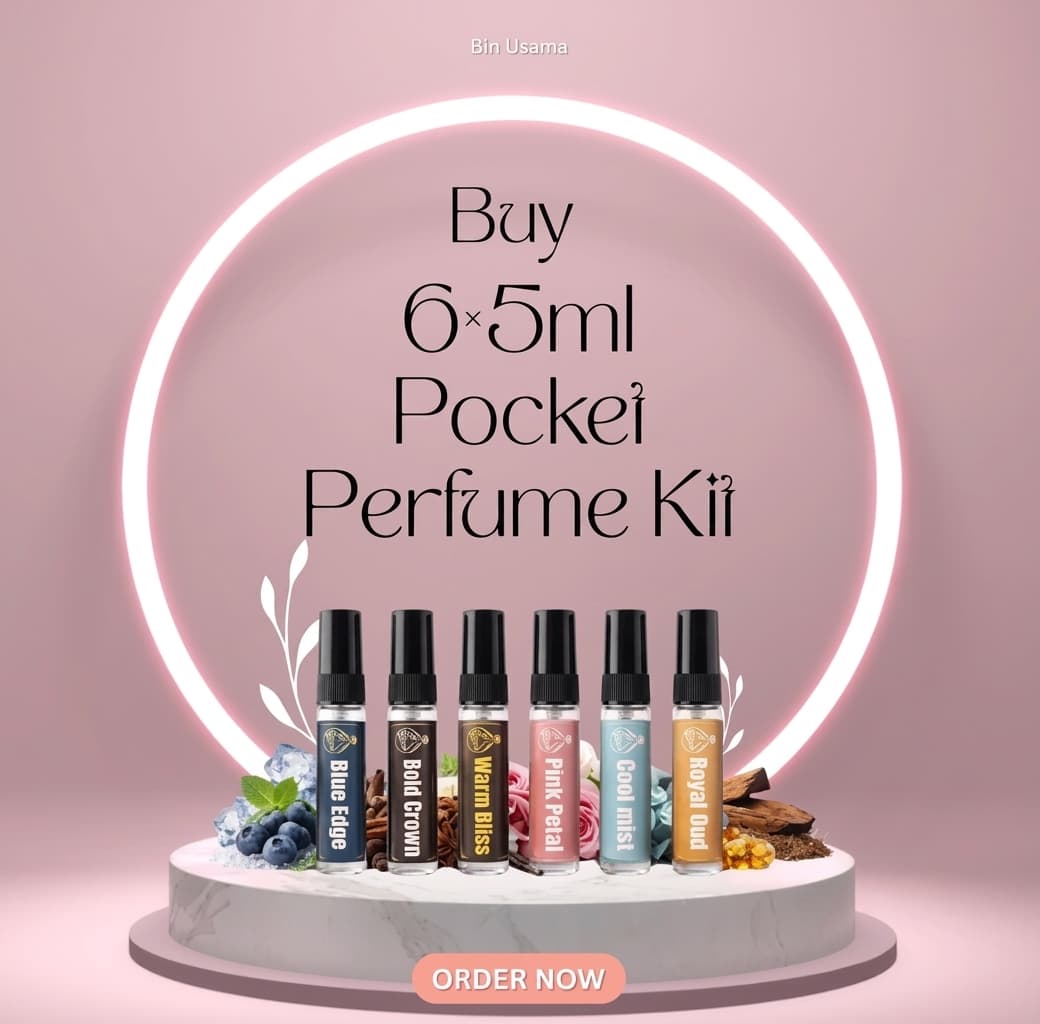 Pocket perfume Kit (6 × 5ml) (100% off) - 1