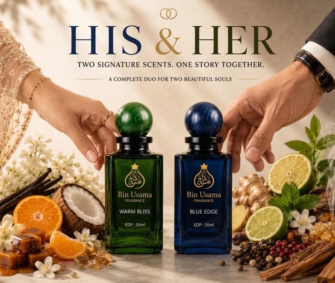 Warm Bliss for Her + Blue Edge for Him - 1